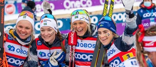 Ribom och Andersson bäddade för svenskt stafettsilver – tyngre för Kalla