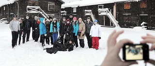 Visade upp ett snöigt Skellefteå