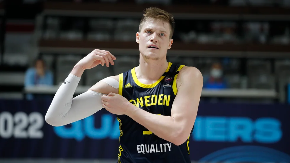 Jonas Jerebko, fortfarande klubblös, ser fram emot VM-kvalmatcherna mot Kroatien. Arkivbild.