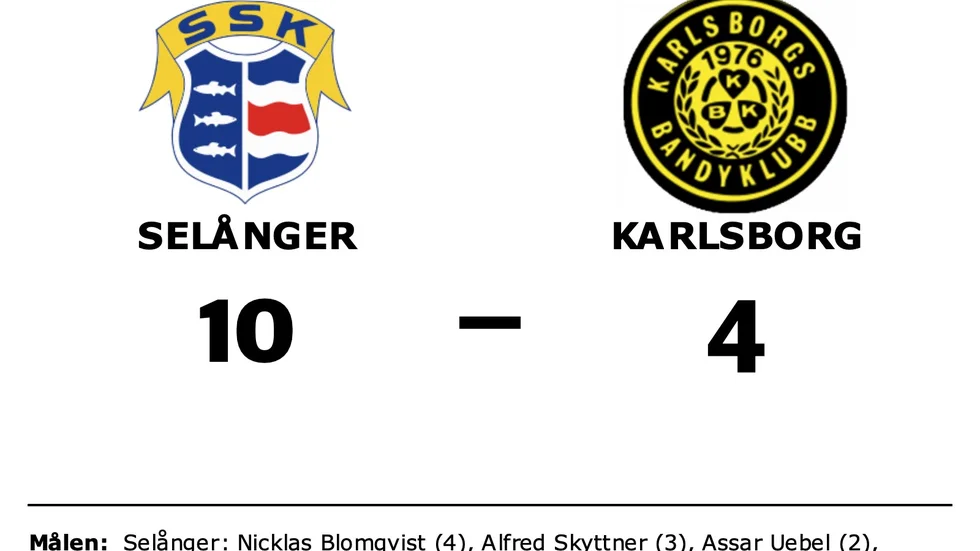 Selånger SK vann mot Karlsborgs BK