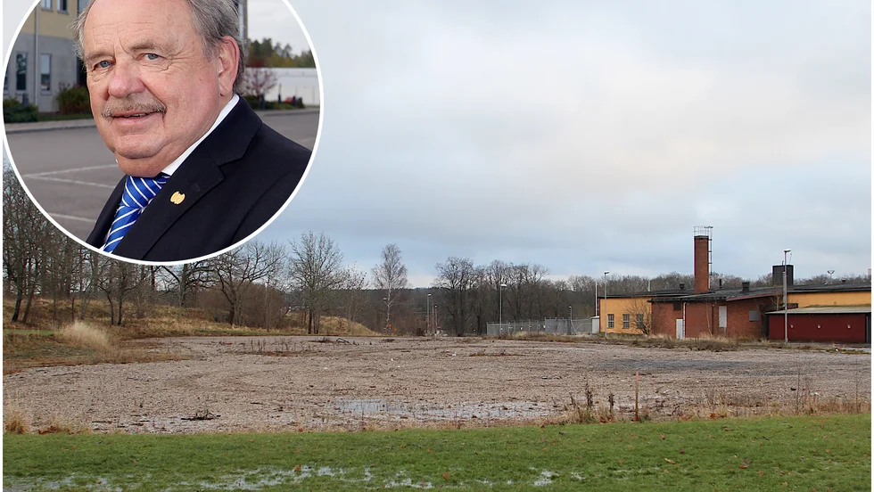 Här på Måsenområdet i Strängnäs, vid Åkervägen, ska det byggas 350 lägenheter samt parhus. "Det här känns jätteroligt", säger Jan Persson, vd på Kilenkrysset AB.