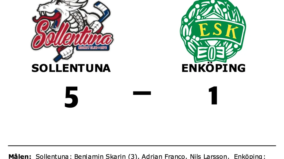 Sollentuna HC vann mot Enköpings SK HK