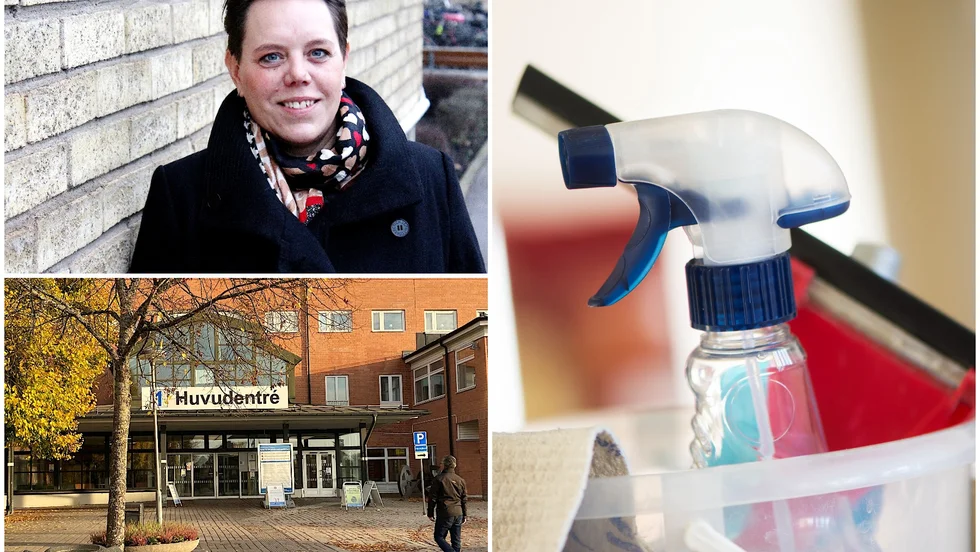 Marie Morell (M) oroas över bristande hygien på länets sjukhus.
