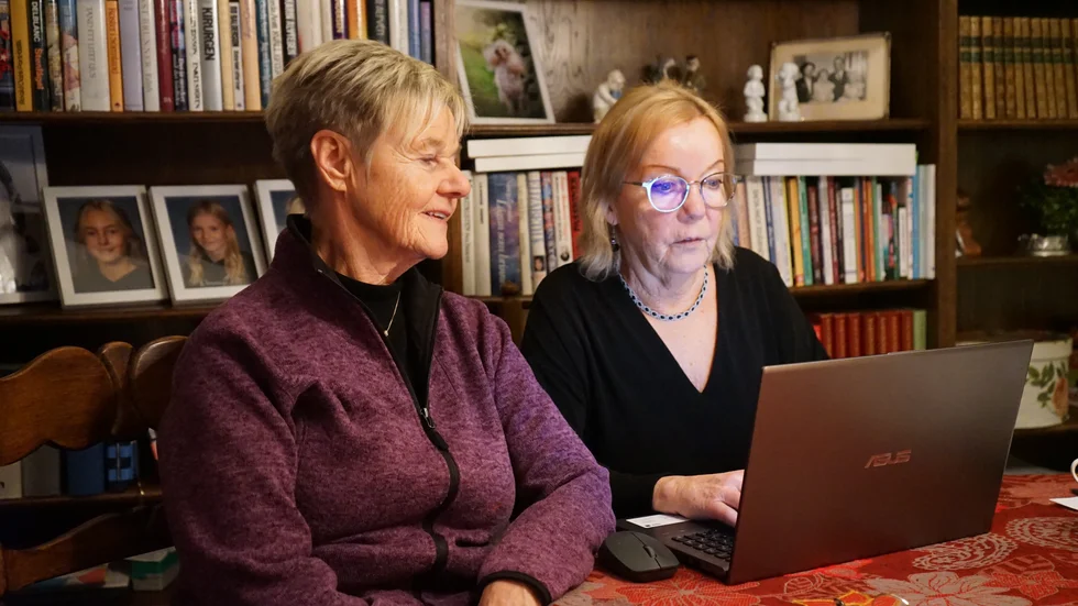 Lisbeth Lindmark och Anna Dahlberg är de två initiativtagarna till idén om ett gemensamhetsboende för seniorer.