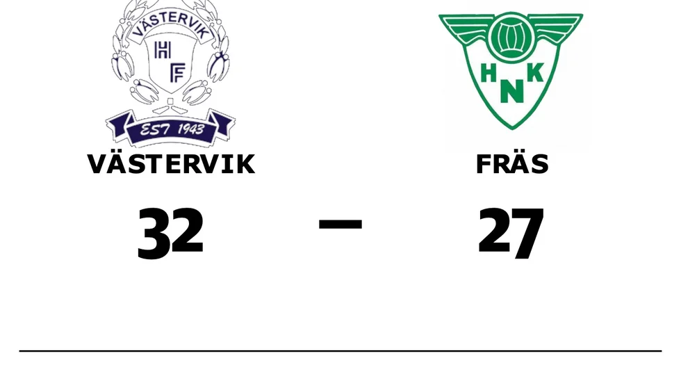 Västerviks HF vann mot HK Fräs