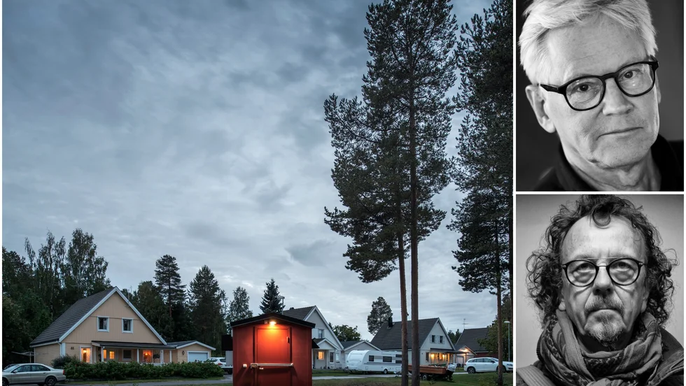 Fotograferna Erik Holmstedt och Anders Alm berättar om ett Norrbotten i förändring i en ny fotoutställning på Galleri Foajén i Luleå.