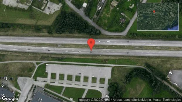 Stopp på E20 på grund av olycka med flera fordon