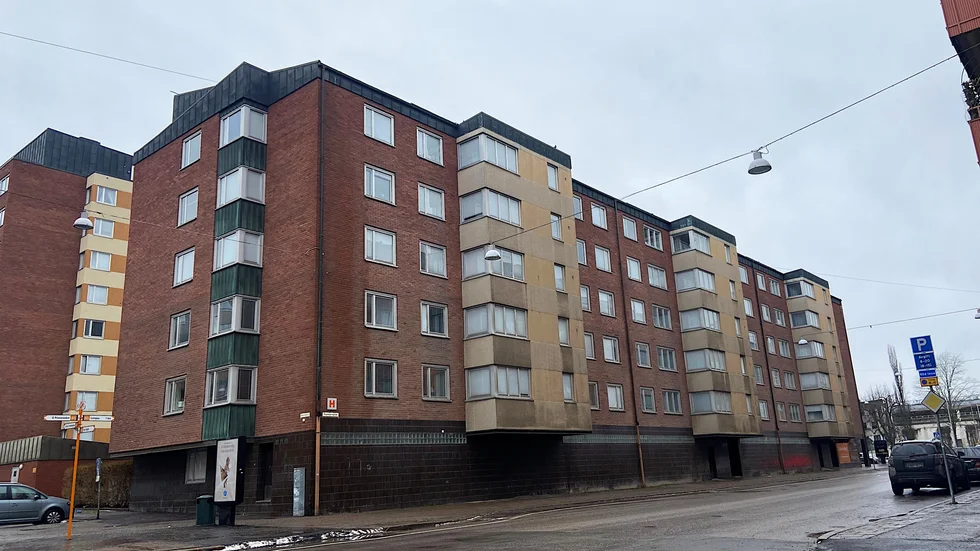 Här på Repslagaregatan låg kemtvätt som kan ha släppt ut hälsofarliga ämnen i marken.