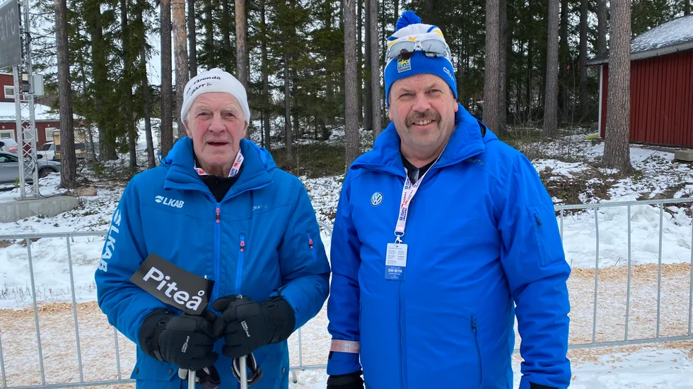 Charlotte Kallas farfar Bengt Kalla (vänster) och pappa Per-Erik Kalla (höger). Arkivbild.