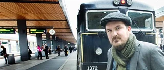 Han ska blogga om sin pendling