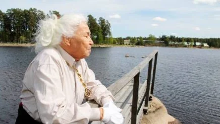 Nawal El Saadawi besökte Älvkarleby på lördagen.