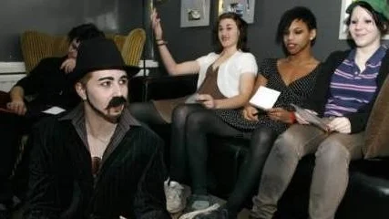 Bild från en klädbytardag på Vox Publicum 2008.