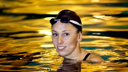 Jennie Johansson, simmare , i Fyrishov