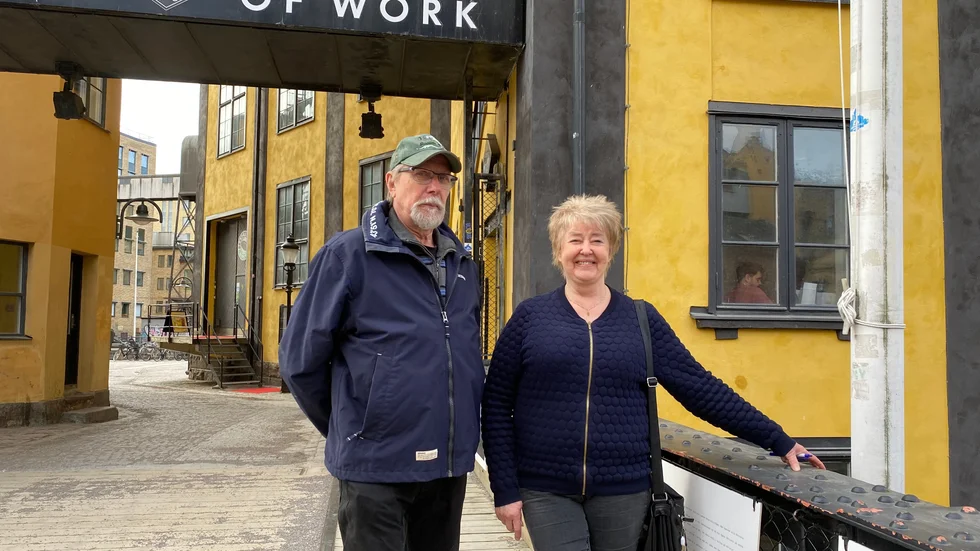 Rauli Haikonen och Agneta Ankarby är veteraner från olika perioder i Strykjärnets historia. Deras och andras berättelser ska bygga Arbetets museums tidslinje.