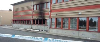 Brand på skola i Luleå