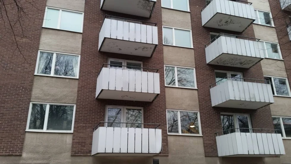 Till den här fastigheten i centrala Uppsala kom män för att köpa sex av den 18-åriga kvinnan.