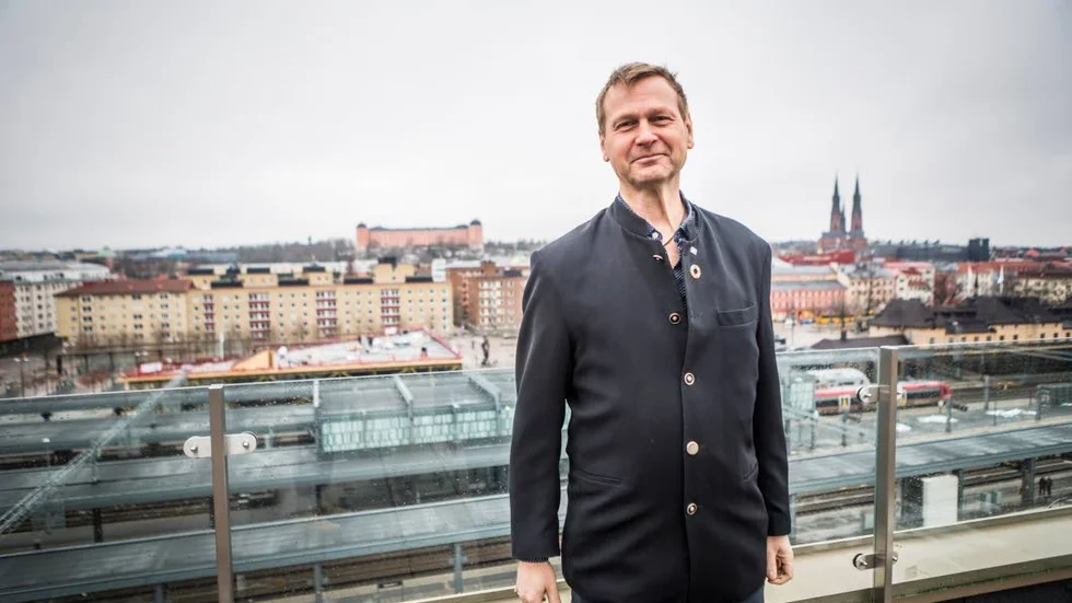 Björn Sigurdson, klimatstrateg på Uppsala kommun. "Vårt mål är att bli klimatpositiva till år 2050"