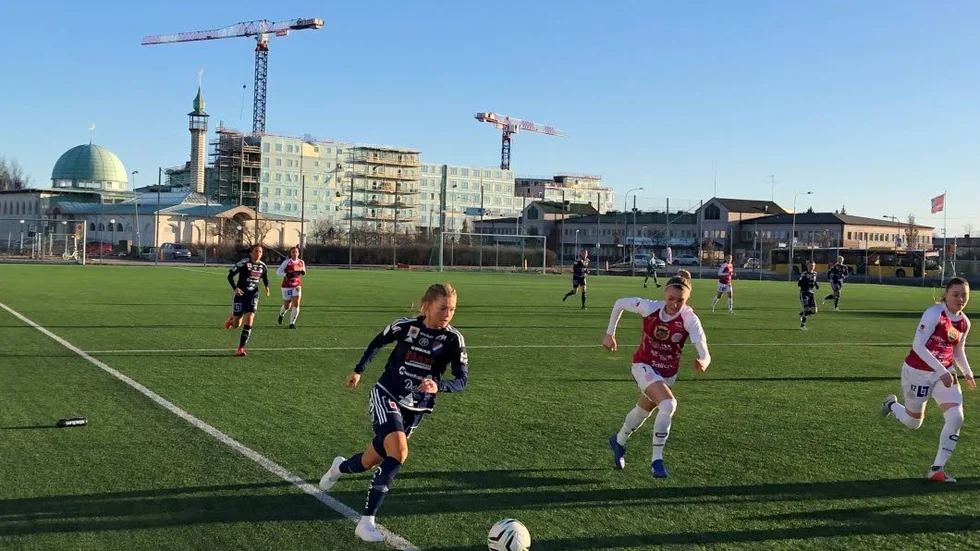 Uppsala fotboll vann mötet på Lötens IP.