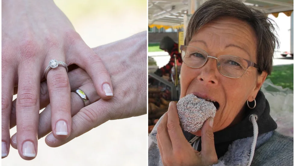 Vårmarknaden i Tierp är tillbaka igen med giftermål och cocos-bollar.