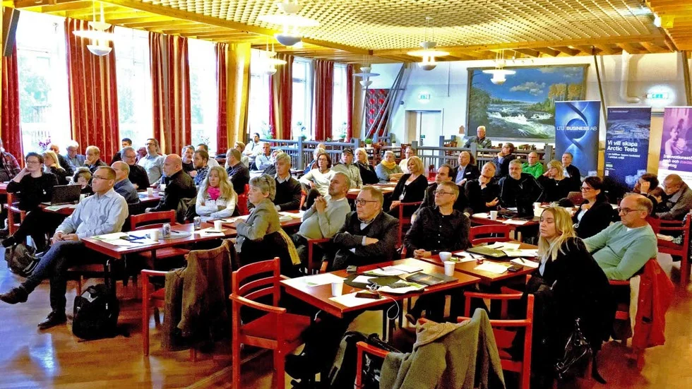 Ett 80-tal personer besökte näringslivsträffen i Pajala under torsdagen, när finansieringsfrågor stod i fokus.