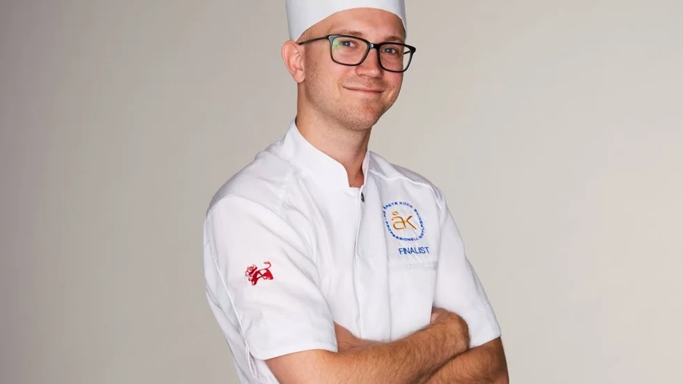 Lars Niklasson från Bålsta tävlar i Årets kock.