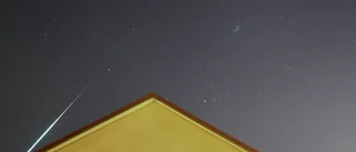 Bolid lyste upp himlen över Uppland
