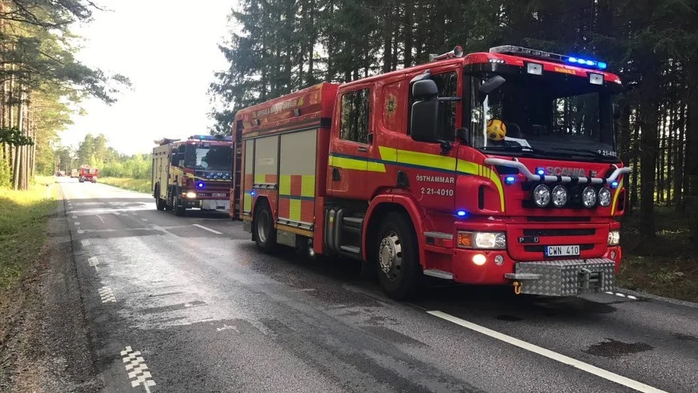 På torsdagen fick räddningstjänst larm om en bilbrand på Thunmansgatan.