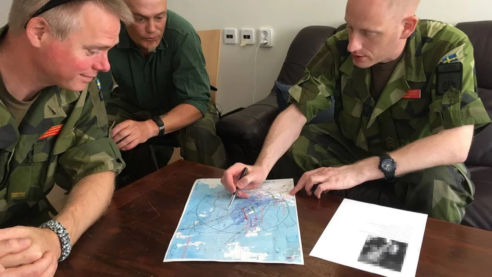 Upplandsbataljonen inom Hemvärnet fortsätter att söka efter den försvunna kvinnan.