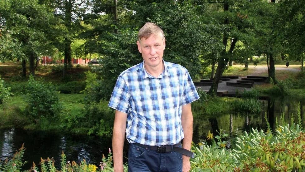 Kristdemokraten Fred Rydberg hoppas på ett lyft i opinionen veckorna som är kvar fram till valet. "Det är viktigt med ett parti som sätter människovärdet högre än penningvärdet".
