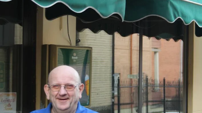 Ingen alkohol. Vaclav Casta vid sin restaurang Mitropa.