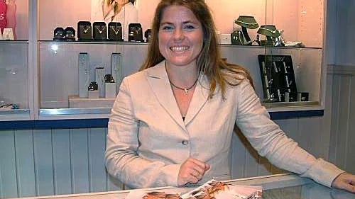 Pernilla Wiberg i säljartagen i Eksjö. Foto: Jenny Persson
