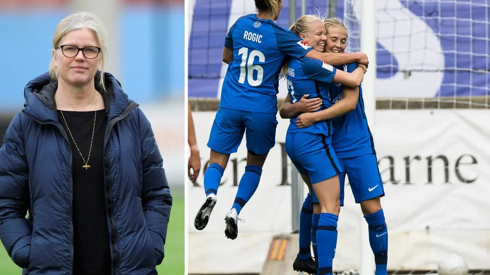 Lina Bertilsson, ordförande i fotbollsklubben Eskilstuna United.