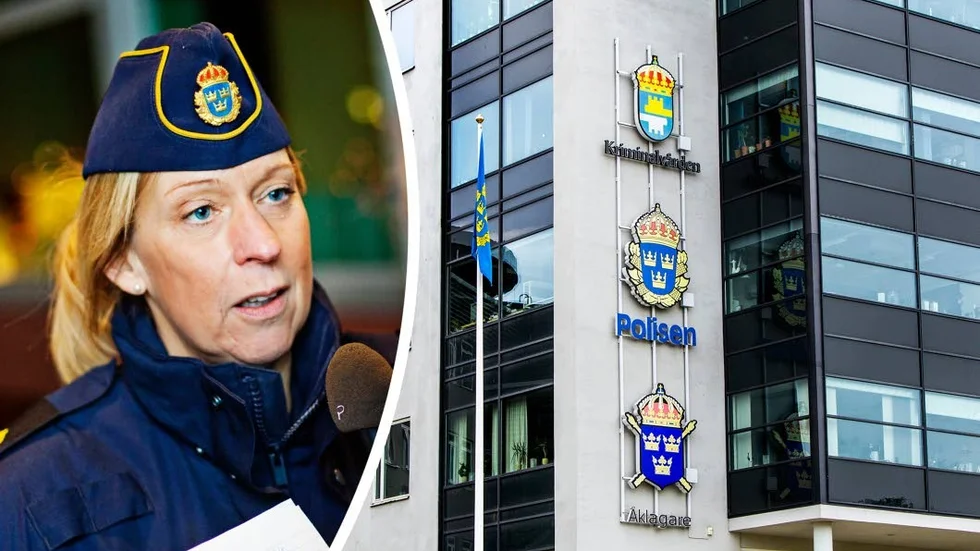 Polisens presstalesperson Lisa Sannervik.