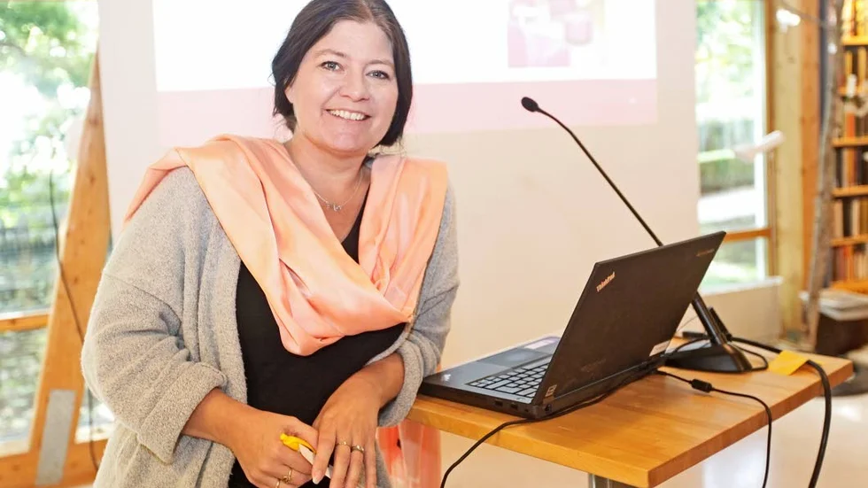 Ledare. Helena Proos vid den senaste budgetpresentationen i höstas. Kommer S att fortsätta styra Enköping efter valet om lite mer än åtta månader?