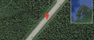 Stopp på E4 på grund av trafikolycka med en personbil