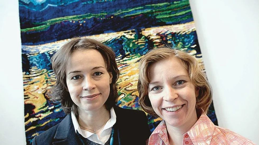 Bilden är hämtad från 2016, när familjens femte generation tog över Polarbröd, från vänster Anna Borgeryd och Karin Bodin.