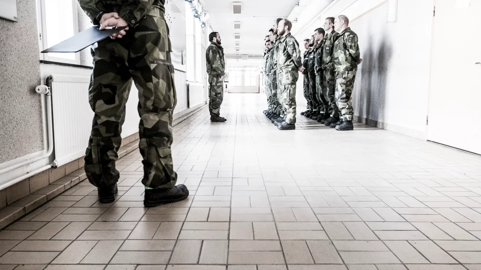 Personer med lindrig adhd har nu möjligheten att pröva eller mönstra, uppger Försvarsmakten. Arkivbild.