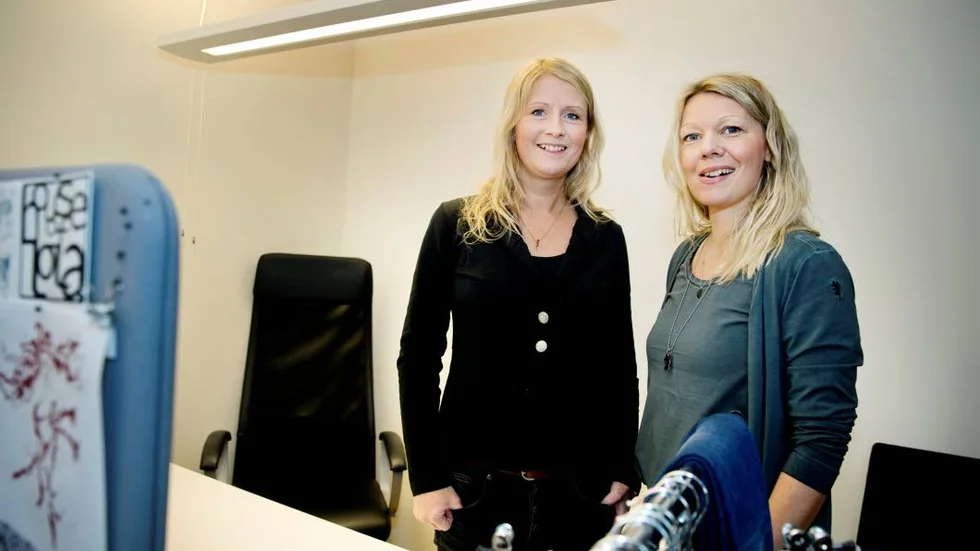 Lottis Sparrman och Anna Eklund.