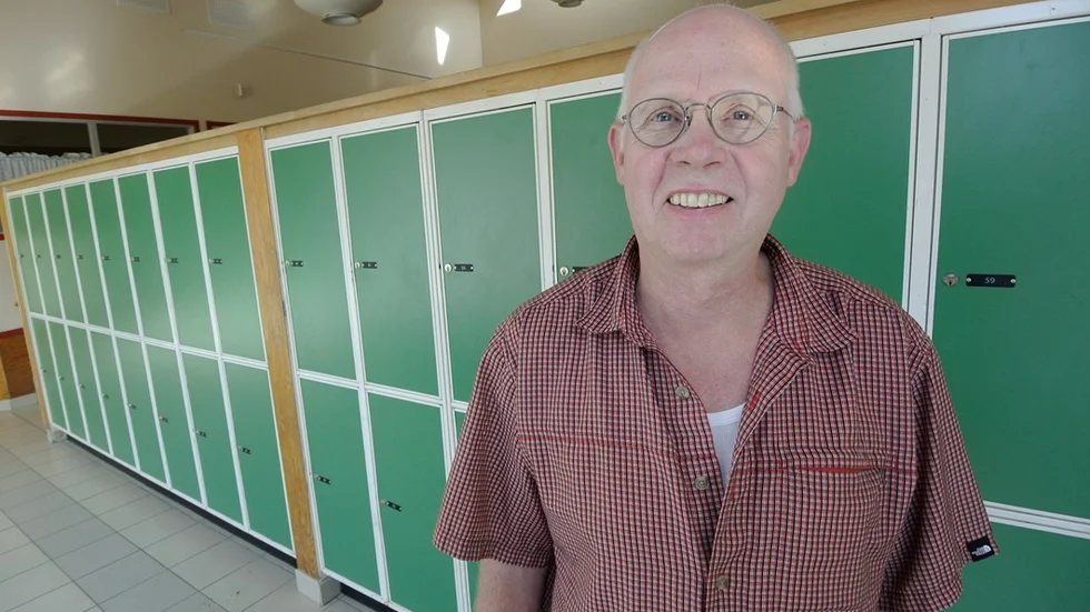 Skärplinge 31 augusti 2015:
Hans Lithammer, ny rektor för rektorsområde 4 i Tierps kommun med Ol Andersskolan, Björkängsskolan och Hållnäs skola. *** Local Caption *** Öka trycket. Hans Lithammer, ny rektor för rektorsområde 4 i Tierps kommun, tror att den svenska skolan kan öka trycket på eleverna.