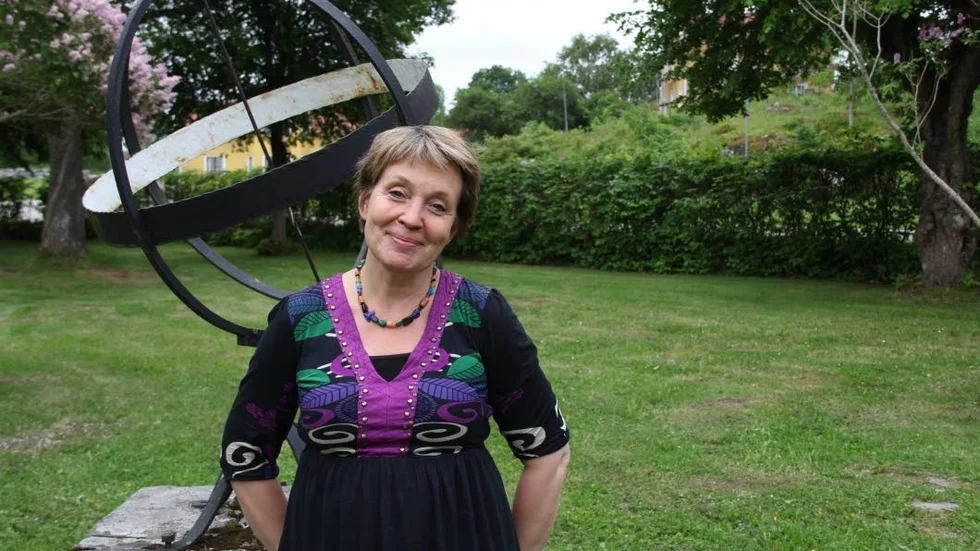 Festival Östhammar. Unn Torell, samordnare av festivalen, i Storbrunnsparken där invigningen kommer äga rum på lördag.