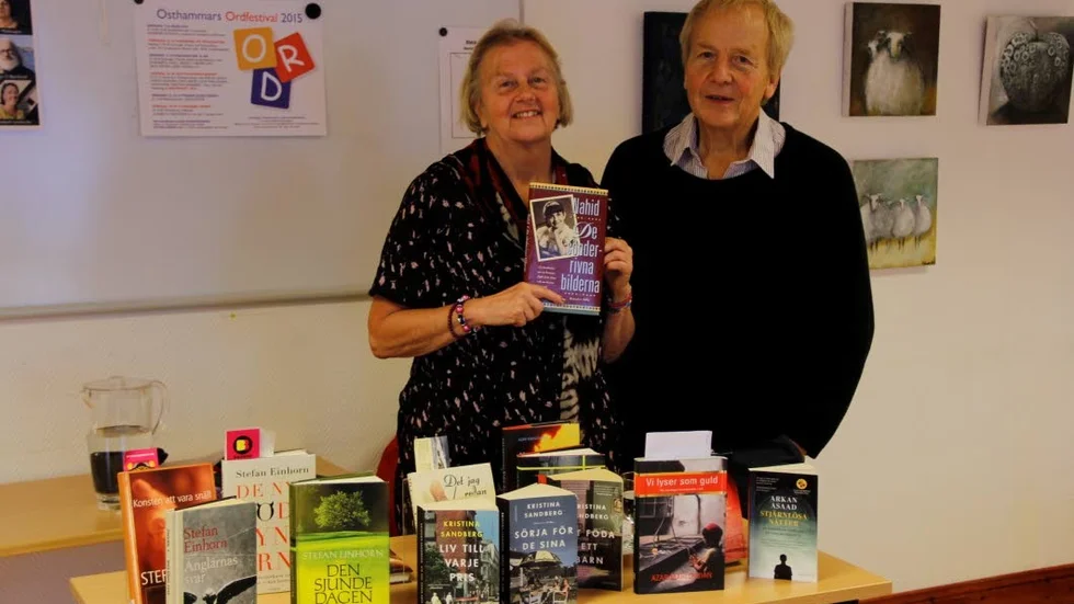 Under onsdagen presenterade Ingeborg Sevastik och Stig Unge årets författarbesök till Ordfestivalen den 24 oktober på Storbrunn.