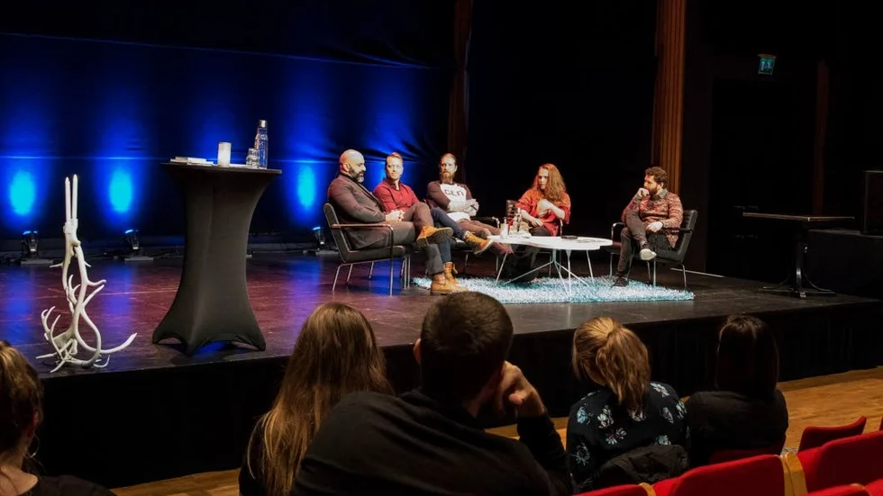 På måndagkvällen hölls föreläsning och panelsamtal om mansrollen, könsnormer och ideal på Kulturens hus. Majoriteten av publiken var kvinnor.