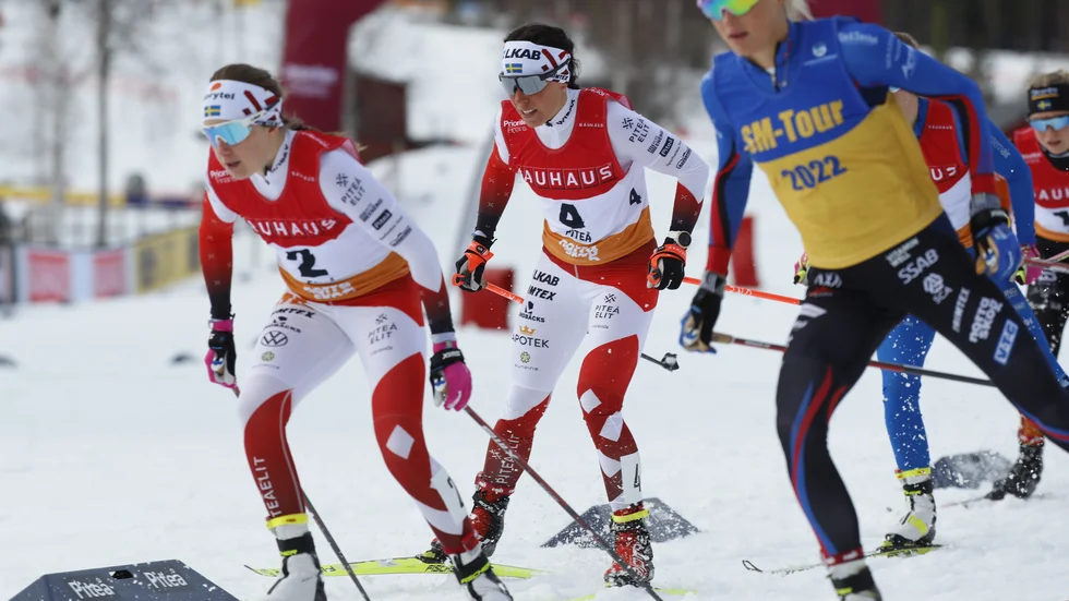 Ebba Andersson, Charlotte Kalla och Frida Karlsson slogs på nytt om SM-guldet.