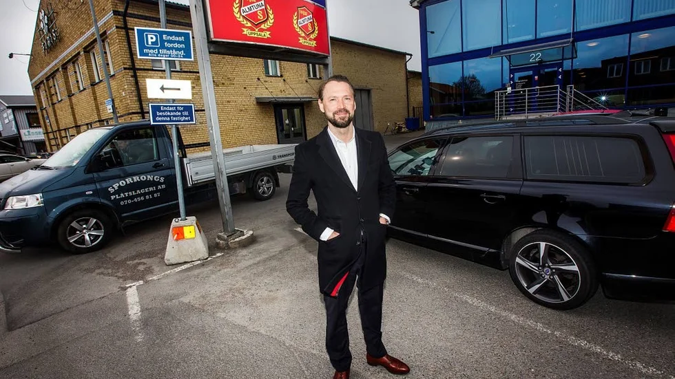 Andreas Klingberg, klubbchef i Almtuna.