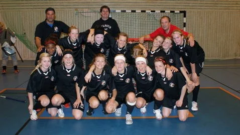 Celsiusskolans lag efter SM-segern.