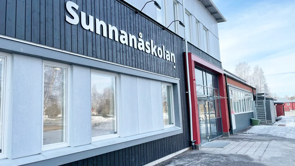 På fredagen var över 100 elever hemma från Sunnanåskolan. Arkivbild.