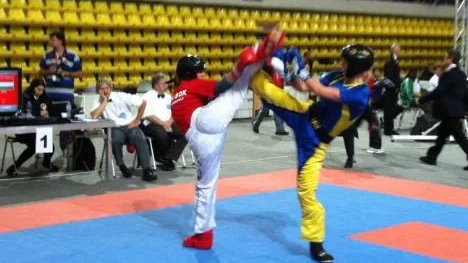 Karin Edenius besegrade Marta Fenyvese i VM-semifinalen.