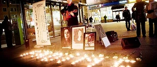 Fadime hedrades på Stora Torget