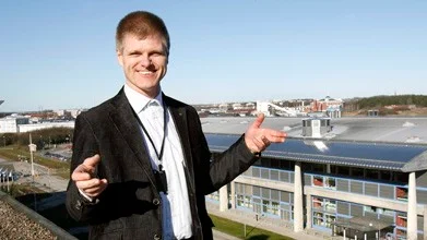 Henrik Lindley på fastighetsbolaget Klövern.
