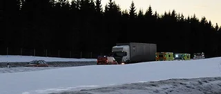Trafikolycka på E4